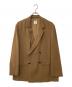 soe ready to wear（ソーイレディトゥウェア）の古着「DOUBLE JACKET 2Bジャケット」｜ブラウン