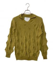 A MACHINE（エーマシン）の古着「Not Shibori Sweater ノットシボリセーター」｜ベージュ