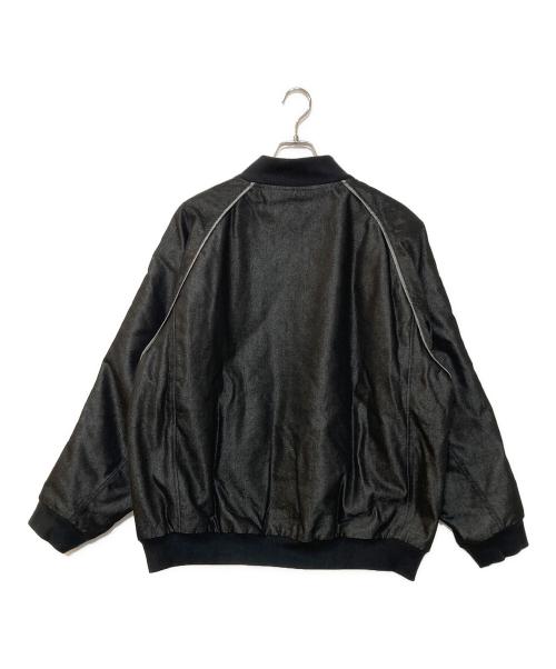 adidas（アディダス）adidas (アディダス) デニムジャケット ブラック サイズ:3XLの古着・服飾アイテム