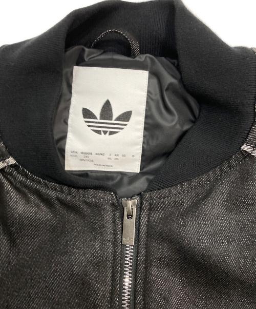 adidas（アディダス）adidas (アディダス) デニムジャケット ブラック サイズ:3XLの古着・服飾アイテム