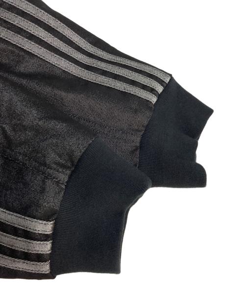 adidas（アディダス）adidas (アディダス) デニムジャケット ブラック サイズ:2XLの古着・服飾アイテム