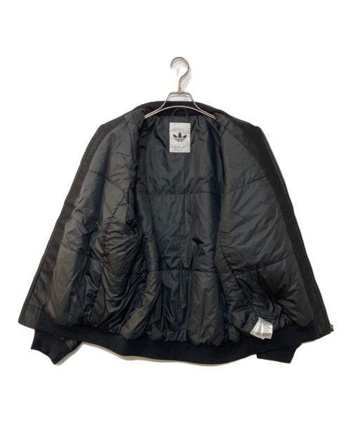 adidas（アディダス）adidas (アディダス) デニムジャケット ブラック サイズ:2XLの古着・服飾アイテム