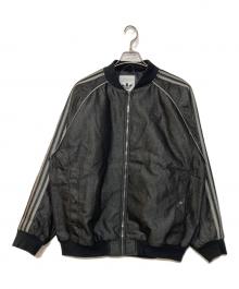 adidas（アディダス）の古着「デニムジャケット」｜ブラック