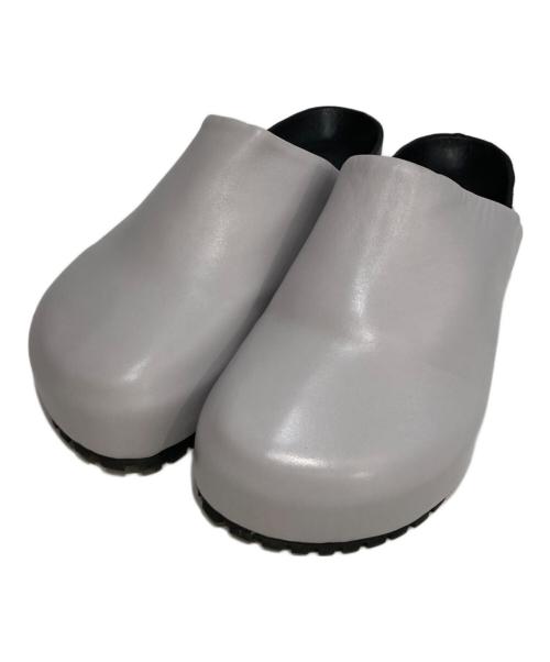 RIM.ARK（リムアーク）RIM.ARK (リムアーク) Relaxy leather sandal リラックシーレザーサンダル グレー サイズ:38の古着・服飾アイテム
