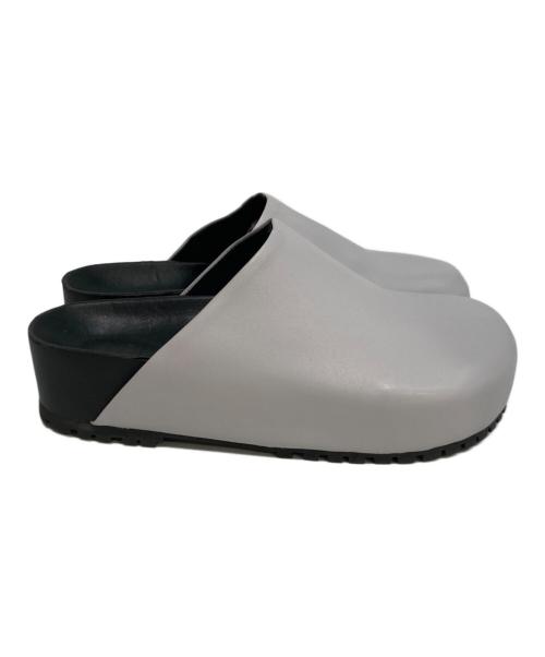RIM.ARK（リムアーク）RIM.ARK (リムアーク) Relaxy leather sandal リラックシーレザーサンダル グレー サイズ:38の古着・服飾アイテム