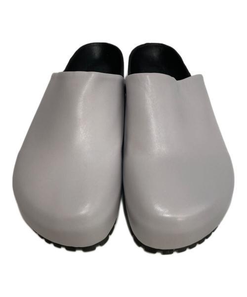 RIM.ARK（リムアーク）RIM.ARK (リムアーク) Relaxy leather sandal リラックシーレザーサンダル グレー サイズ:38の古着・服飾アイテム