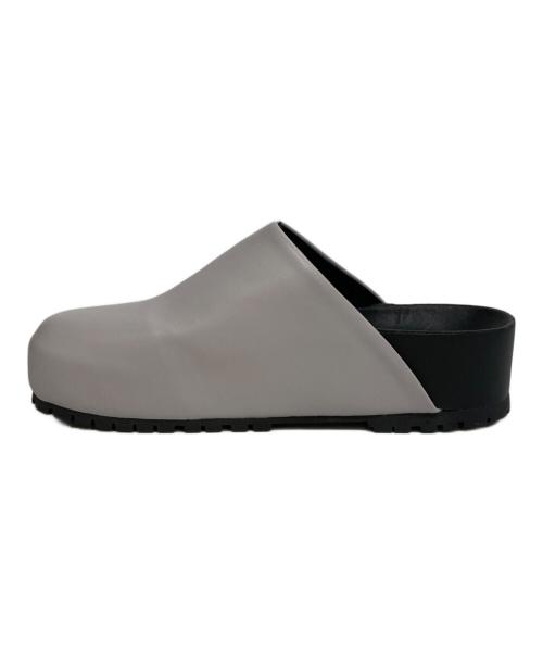 RIM.ARK（リムアーク）RIM.ARK (リムアーク) Relaxy leather sandal リラックシーレザーサンダル グレー サイズ:38の古着・服飾アイテム
