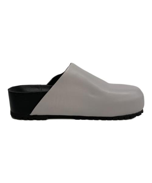 RIM.ARK（リムアーク）RIM.ARK (リムアーク) Relaxy leather sandal リラックシーレザーサンダル グレー サイズ:38の古着・服飾アイテム
