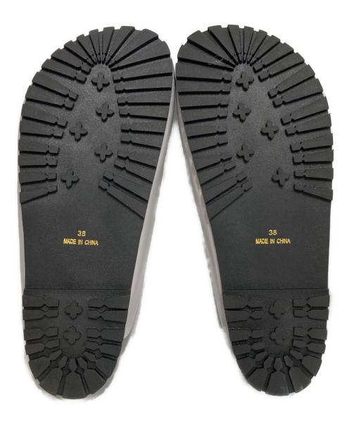 RIM.ARK（リムアーク）RIM.ARK (リムアーク) Relaxy leather sandal リラックシーレザーサンダル グレー サイズ:38の古着・服飾アイテム