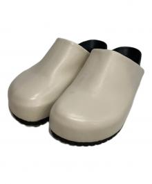 RIM.ARK（リムアーク）の古着「Relaxy leather sandal リラックシーレザーサンダル」｜ホワイト