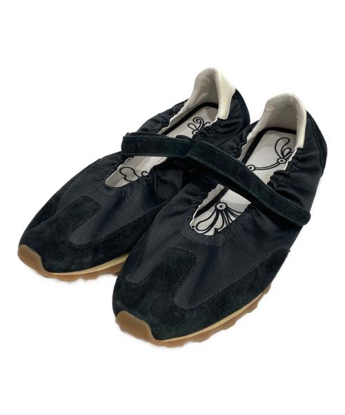 FOOT INDUSTRY（フットインダストリー）FOOT INDUSTRY (フットインダストリー) MARY JANE メリージェーン スニーカー ブラック サイズ:27.5の古着・服飾アイテム