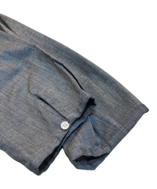 FRED PERRY（フレッドペリー）FRED PERRY (フレッドペリー) CAROLINA GLASER (カロリナ グレイサー) 別注 襟付き プリーツワンピース グレー サイズ:10 160~166の古着・服飾アイテム