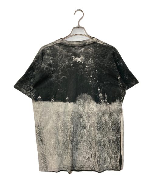 THE BEATLES（ビートルズ）THE BEATLES (ビートルズ) 90`SオーバープリントTee ブラック サイズ:XLの古着・服飾アイテム