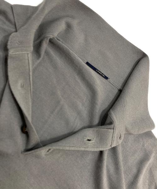 LARDINI（ラルディーニ）LARDINI (ラルディーニ) カシミヤブレンドポロニット グレー サイズ:48の古着・服飾アイテム