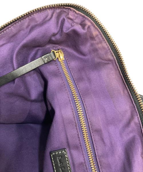 PAUL SMITH（ポールスミス）Paul Smith (ポールスミス) ミニクーパー柄バック ブラックの古着・服飾アイテム