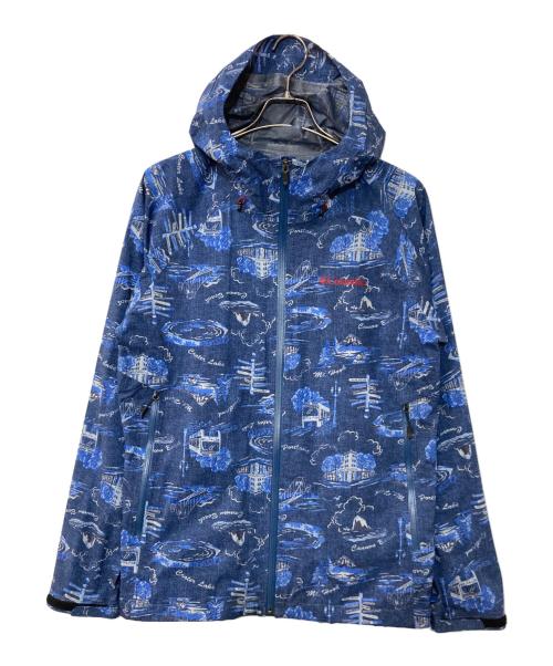 Columbia（コロンビア）Columbia (コロンビア) ライトクレストパターンドジャケット ブルー サイズ:Lの古着・服飾アイテム