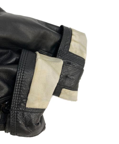 JUNYA WATANABE COMME des GARCONS（(ジュンヤワタナベ コムデギャルソン）JUNYA WATANABE COMME des GARCONS ((ジュンヤワタナベ コムデギャルソン) 1Bレザーテーラードジャケット ブラック サイズ:Sの古着・服飾アイテム