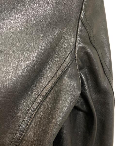 JUNYA WATANABE COMME des GARCONS（(ジュンヤワタナベ コムデギャルソン）JUNYA WATANABE COMME des GARCONS ((ジュンヤワタナベ コムデギャルソン) 1Bレザーテーラードジャケット ブラック サイズ:Sの古着・服飾アイテム