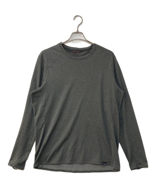 Patagonia（パタゴニア）Patagonia (パタゴニア) メンズ・キャプリーン・サーマルウェイト・クルー グレー サイズ:XLの古着・服飾アイテム