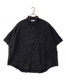 Graphpaper（グラフペーパー）の古着「Oxford Oversized S/S B.D Shirt」｜ブラック