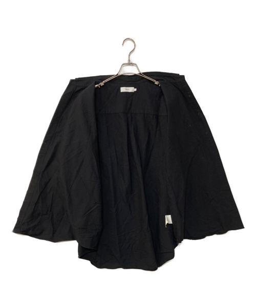 Graphpaper（グラフペーパー）Graphpaper (グラフペーパー) Oxford Oversized S/S B.D Shirt ブラック サイズ:Fの古着・服飾アイテム