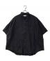 Graphpaper（グラフペーパー）の古着「Oxford Oversized S/S B.D Shirt」｜ブラック