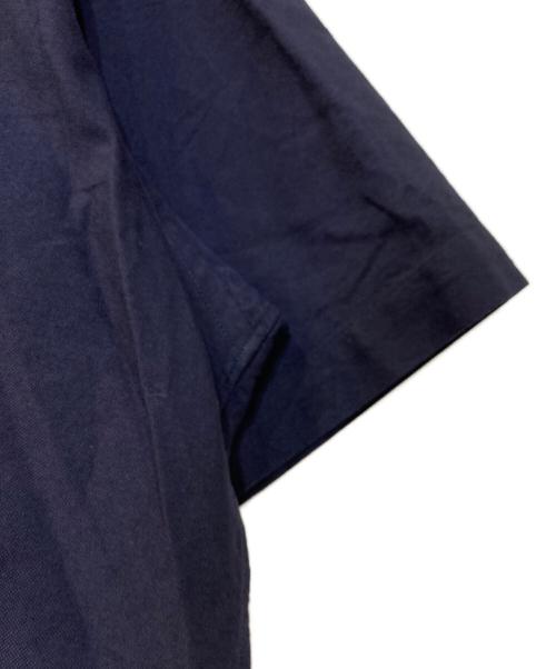 Graphpaper（グラフペーパー）Graphpaper (グラフペーパー) Oxford Oversized Band Collar Shirt ネイビー サイズ:Fの古着・服飾アイテム