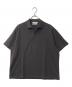 Graphpaper（グラフペーパー）の古着「Cotton Pique Jersey S/S Skipper Polo ポロシャツ」｜グレー