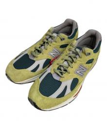 NEW BALANCE（ニューバランス）の古着「991V2 ローカットスニーカー」｜黄緑