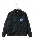 STANDARD CALIFORNIAスタンダードカリフォルニア）の古着「SD OVAL LOGO PATCH WORK JACKET ワークジャケット」｜ブラック