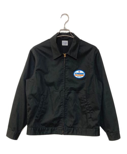STANDARD CALIFORNIA（スタンダードカリフォルニア）STANDARD CALIFORNIA (スタンダードカリフォルニア) SD OVAL LOGO PATCH WORK JACKET ワークジャケット ブラック サイズ:Mの古着・服飾アイテム