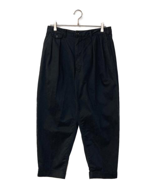 BEAMS PLUS（ビームスプラス）BEAMS PLUS (ビームスプラス) 2 Pleats Tapered Twill ブラック サイズ:Mの古着・服飾アイテム