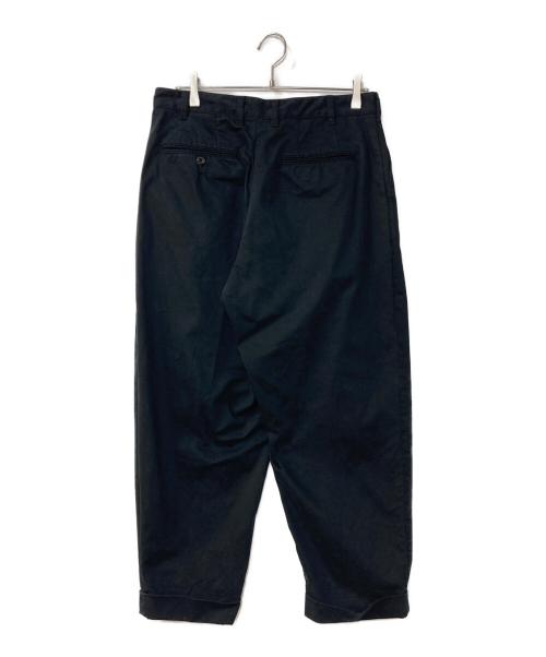 BEAMS PLUS（ビームスプラス）BEAMS PLUS (ビームスプラス) 2 Pleats Tapered Twill ブラック サイズ:Mの古着・服飾アイテム