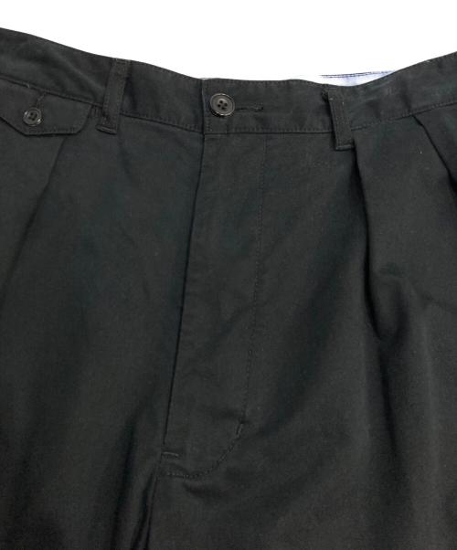 BEAMS PLUS（ビームスプラス）BEAMS PLUS (ビームスプラス) 2 Pleats Tapered Twill ブラック サイズ:Mの古着・服飾アイテム