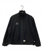 WTAPSダブルタップス）の古着「TRACK / JACKET / POLY. TWILL. WUT トラックジャケット」｜ブラック