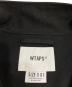 中古・古着 WTAPS (ダブルタップス) TRACK / JACKET / POLY. TWILL. WUT トラックジャケット ブラック サイズ:01：18000円