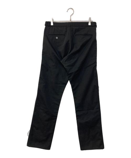 COMME des GARCONS HOMME PLUS（コムデギャルソンオムプリュス）COMME des GARCONS HOMME PLUS (コムデギャルソンオムプリュス) ドッキングストレートパンツ ブラック サイズ:Mの古着・服飾アイテム