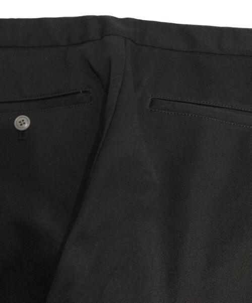 COMME des GARCONS HOMME PLUS（コムデギャルソンオムプリュス）COMME des GARCONS HOMME PLUS (コムデギャルソンオムプリュス) ドッキングストレートパンツ ブラック サイズ:Mの古着・服飾アイテム