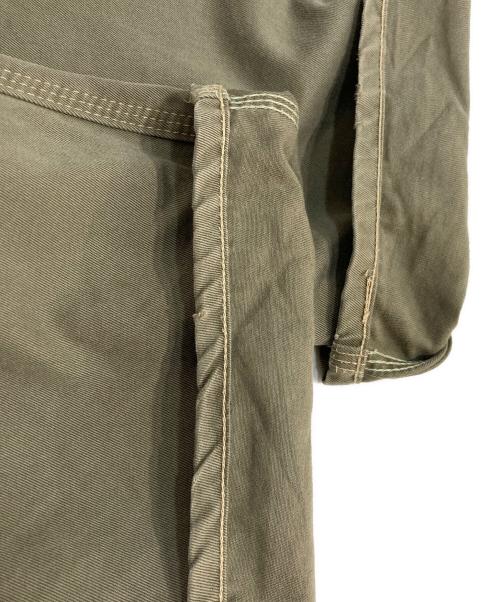 POST O'ALLS（ポストオーバーオールズ）POST O'ALLS (ポストオーバーオールズ) シンチバッグワークパンツ　WORK PANTS オリーブ サイズ:不明の古着・服飾アイテム