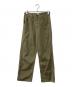 POST O'ALLS（ポストオーバーオールズ）の古着「シンチバッグワークパンツ　WORK PANTS」｜オリーブ