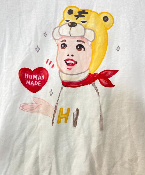 HUMAN MADE（ヒューマンメイド）HUMAN MADE (ヒューマンメイド) KEIKO SOOTOME T-SHIRT ホワイト サイズ:Mの古着・服飾アイテム