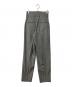 Mame Kurogouchi (マメクロゴウチ) Wool Flannel Wide Tapered Trousers ワイドテーパードパンツ グレー サイズ:2：15000円