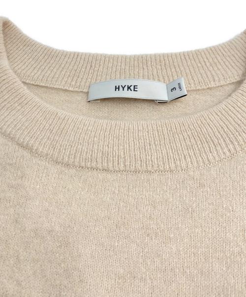 HYKE（ハイク）HYKE (ハイク) RACCOON SWEATER ラクーン セーター ベージュ サイズ:3の古着・服飾アイテム