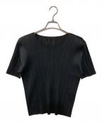 PLEATS PLEASEプリーツプリーズ）の古着「BasicsTシャツ」｜ブラック
