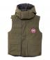 CANADA GOOSE（カナダグース）の古着「HUDSON ダウンベスト」｜オリーブ