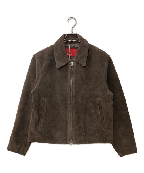 mutimer（ミューティマー）mutimer (ミューティマー) SUEDE DINNER JACKET スエードジャケット ブラウン サイズ:Sの古着・服飾アイテム