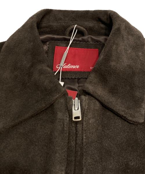 mutimer（ミューティマー）mutimer (ミューティマー) SUEDE DINNER JACKET スエードジャケット ブラウン サイズ:Sの古着・服飾アイテム
