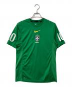 NIKEナイキ）の古着「2010-11 BRAZIL SHIRT ブラジル代表ゲームシャツ」｜グリーン