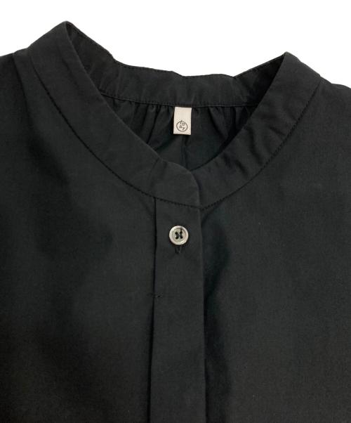 BEARDSLEY（ビアズリー）BEARDSLEY (ビアズリー) プリーツティアードブラウス ブラック サイズ:Fの古着・服飾アイテム