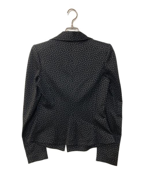 ARMANI COLLEZIONI（アルマーニ コレツィオーニ）ARMANI COLLEZIONI (アルマーニ コレツィオーニ) 総柄ジャケット ブラック サイズ:44の古着・服飾アイテム